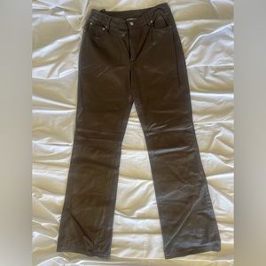 Brown leather Newport News women’s leather pants
